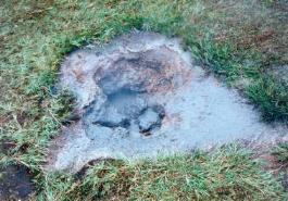 Mud pot at Geysir